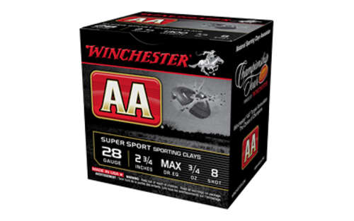 Ammunition Winchester Ammunition AA 28Gauge WIN AA SPR SPT 28GA 2-3/4" #8 25/250